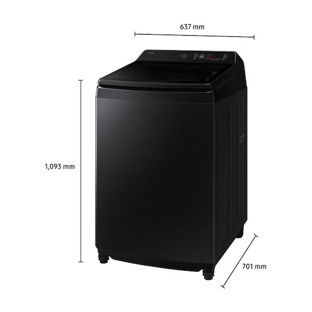 21kg Lavadora De Carga Superior Con Ai Wash Black image number 2.0