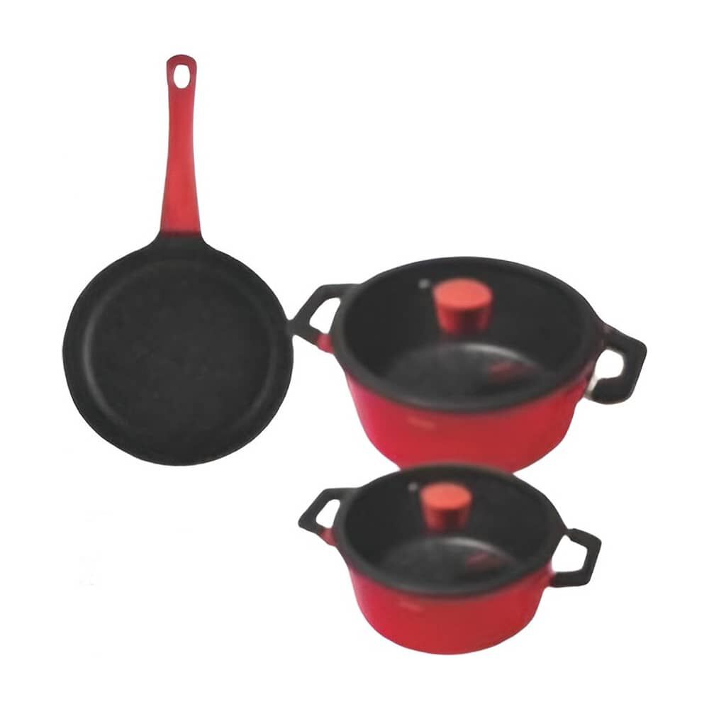 Set De Ollas De 5 Piezas Modelo Ca002s001 Red image number 2.0