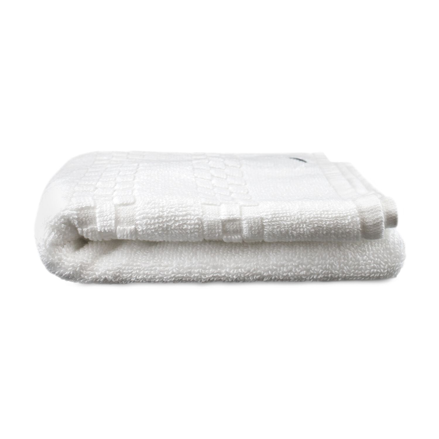 Toalla De Mano Nautica Signature 100% Algod&oacute;n Suavidad Y Absorbencia Blanca image number 1.0