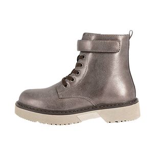 Botin Danica Plateado Bamboo