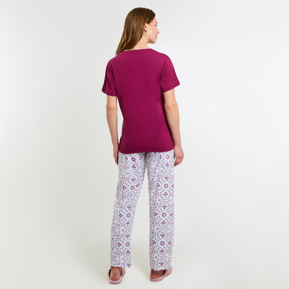 Pijama Capri Manga Corta Mujer Lesage image number 3.0