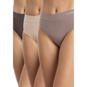Pack 3 Calzones Hi-leggs Algod&oacute;n Mujer Kayser P311.80n-mor