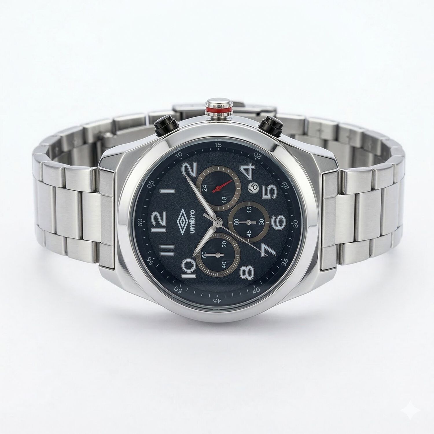Reloj An&aacute;logo Hombre Umbro Plus Plateado Umbp-1500-124 image number 3.0
