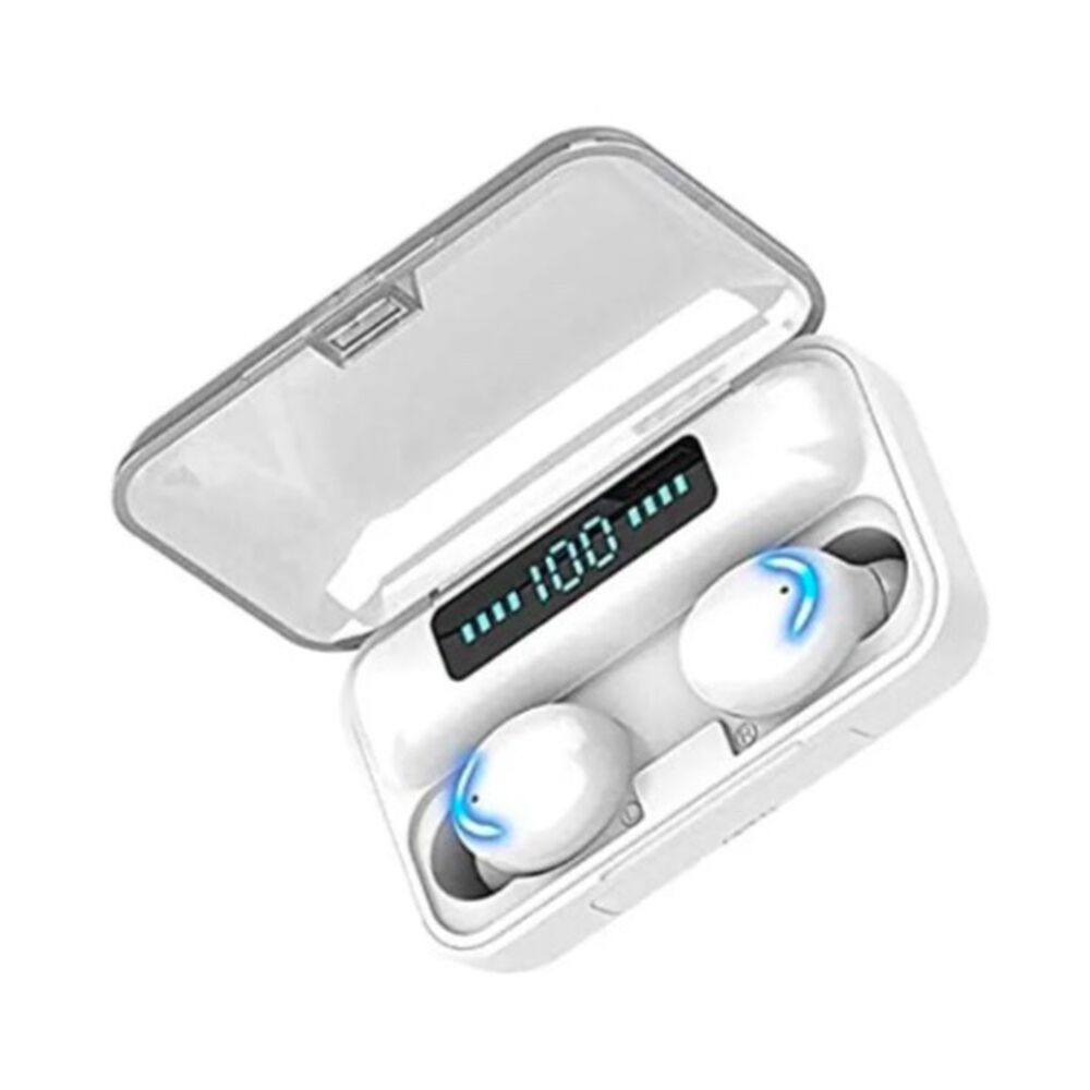 Audífonos In-ear Gamer Inalámbricos Blanco Con Luz Led image number 2.0