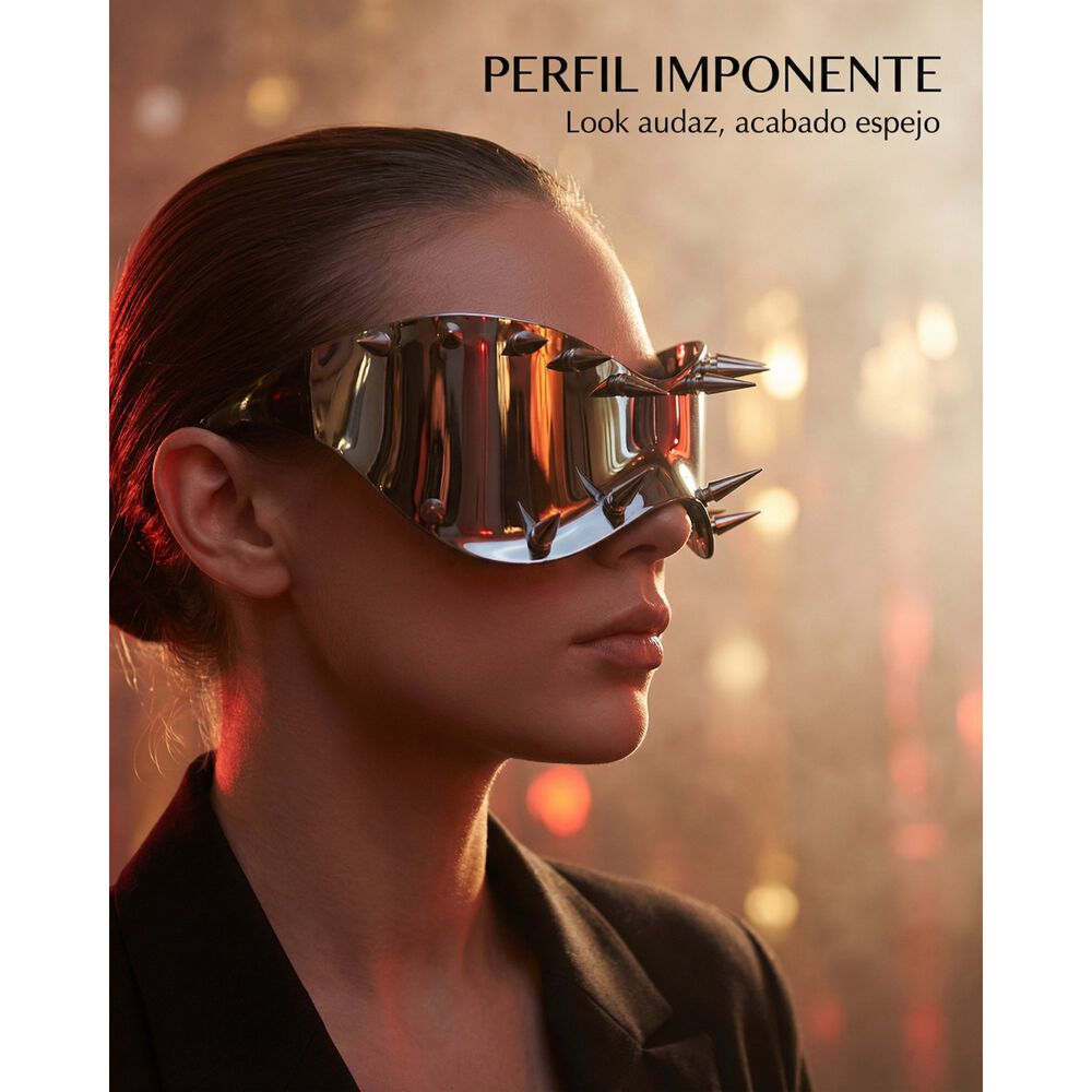 Lentes Premium Steampunk Para Fiestas Reggaet&oacute;n Metaleros image number 2.0