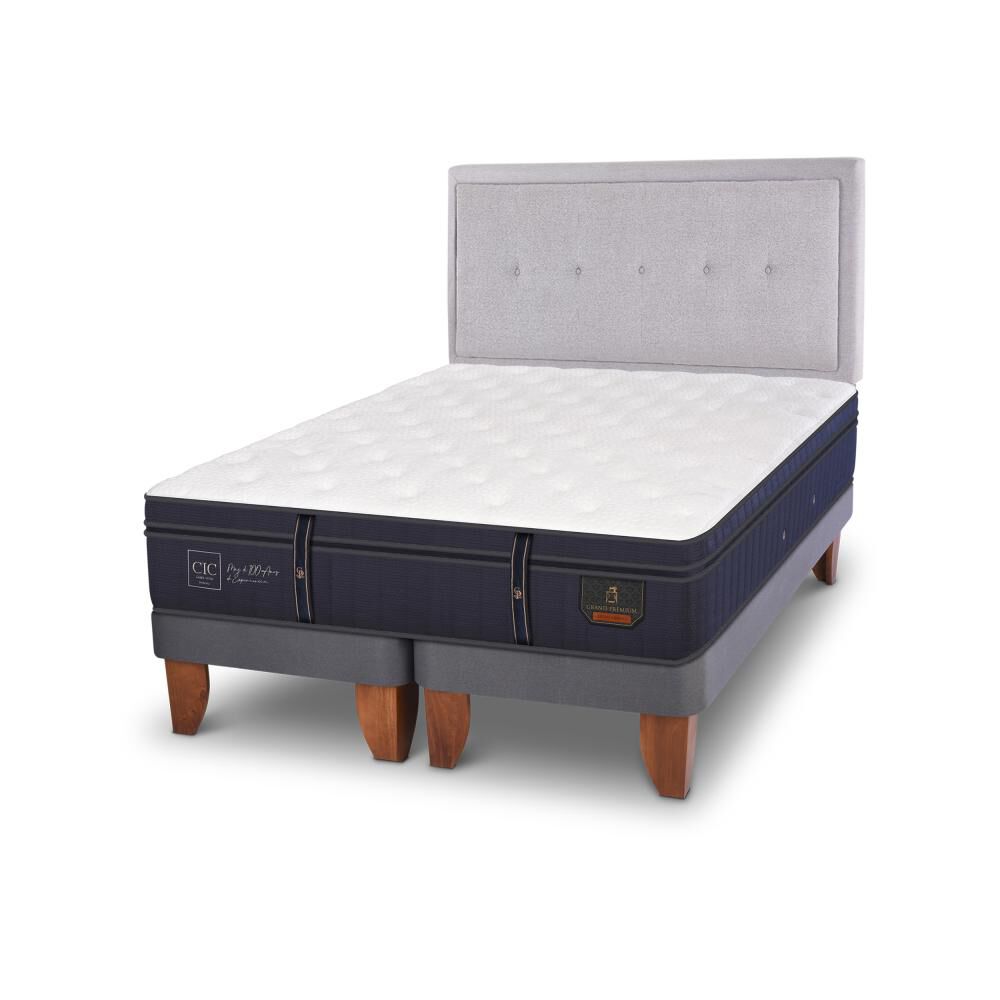 Cama Europea Cic Grand Premium / King / Base Dividida + Respaldo image number 3.0