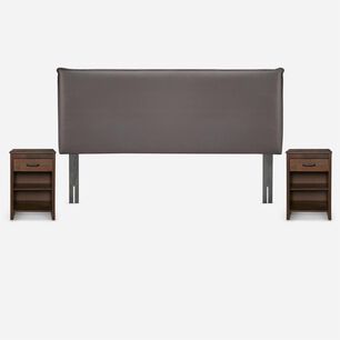 Set De Maderas Rosen Maurice Chocolate / 2 Plazas