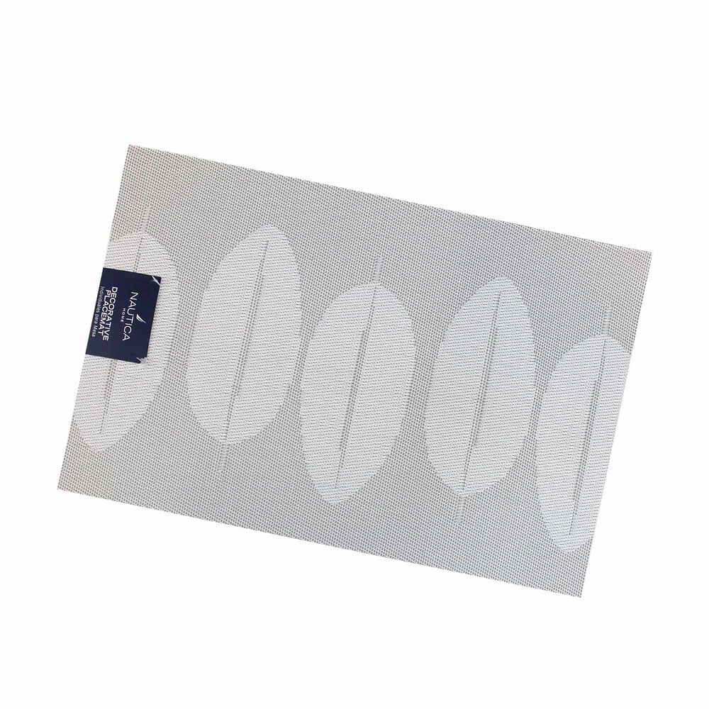 Individual De Mesa Nautica Home 45x30cm Reversible Hojas Blanco image number 3.0