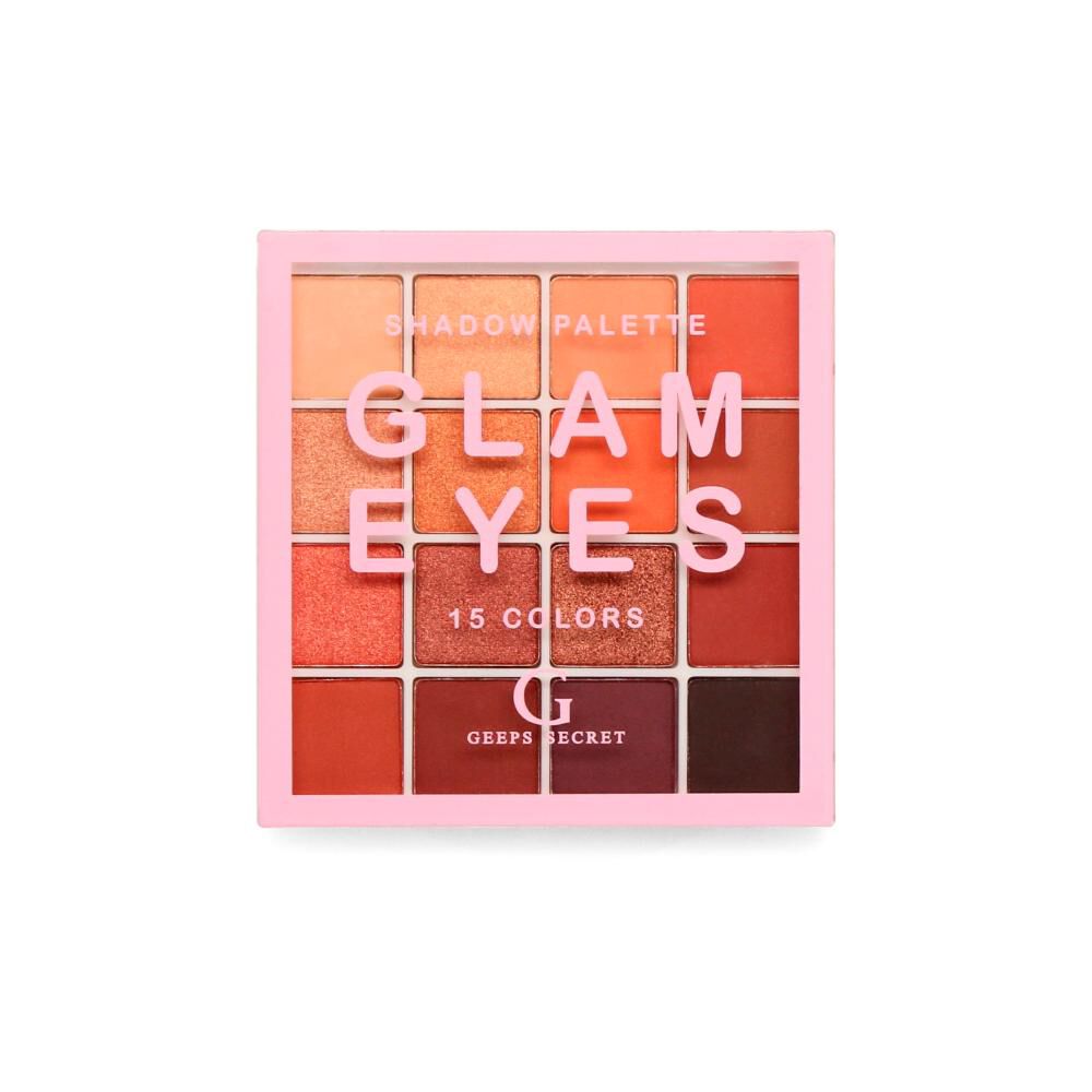 Geeps Secret Paleta de Sombras Mate 15 Colores