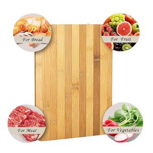 Tabla De Madera Bamb&uacute; Multiusos Para Cortar Vegetales