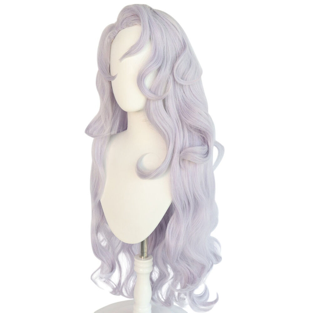 Peluca Melena Pelo Largo Gris Femenino image number 0.0