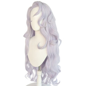 Peluca Melena Pelo Largo Gris Femenino