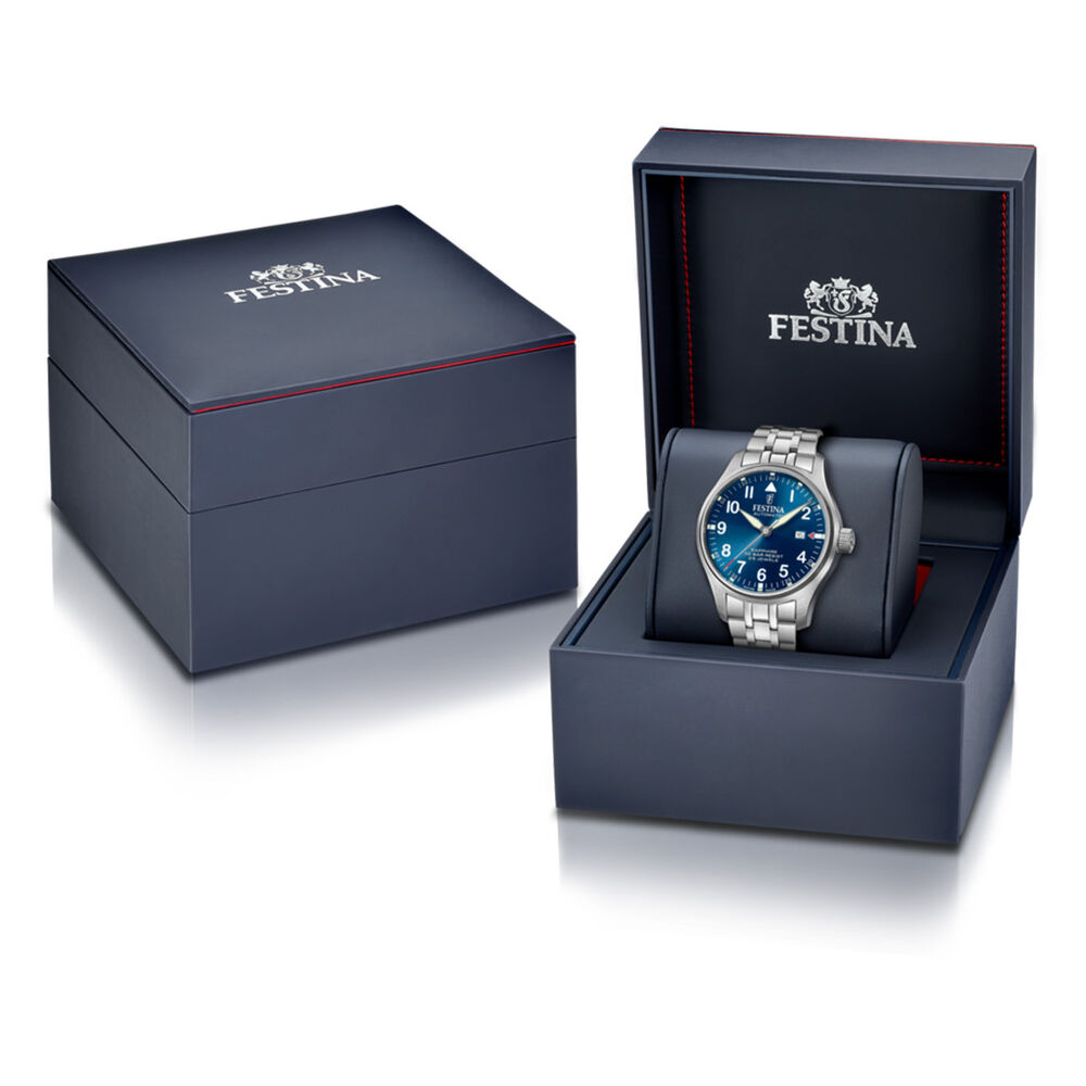 Reloj F20151/c Festina Swiss Azul Hombre Swiss Made image number 4.0
