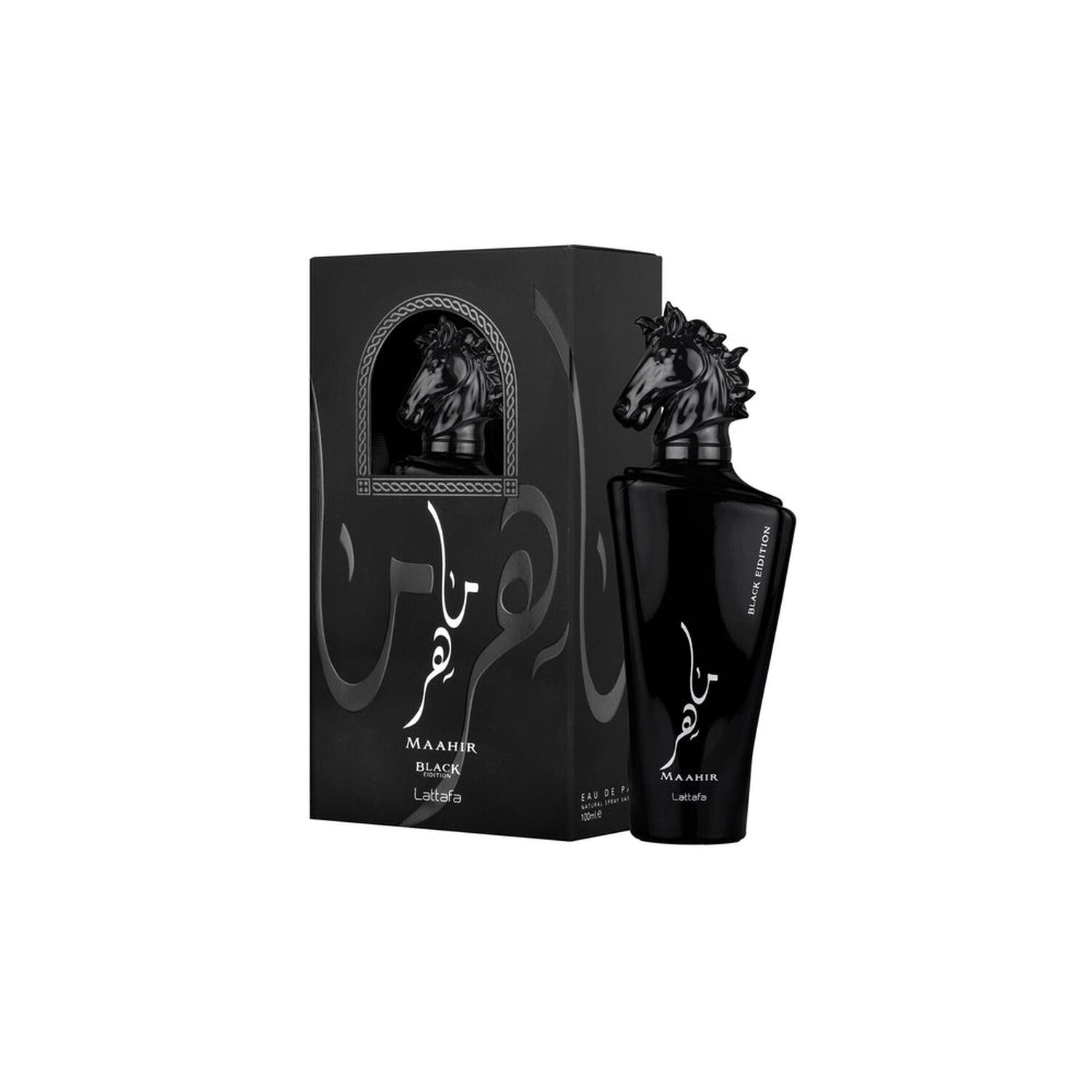 Maahir Black Edition 100ml Unisex Lattafa Perfume image number 0.0