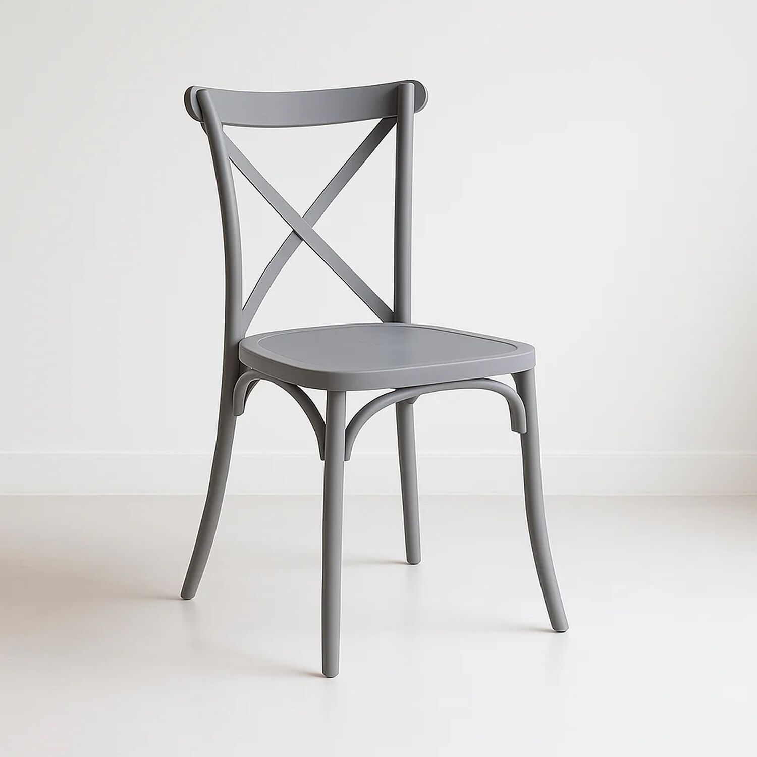 Silla Crossback Danubio De Terraza Exterior O Comedor - Gris image number 0.0
