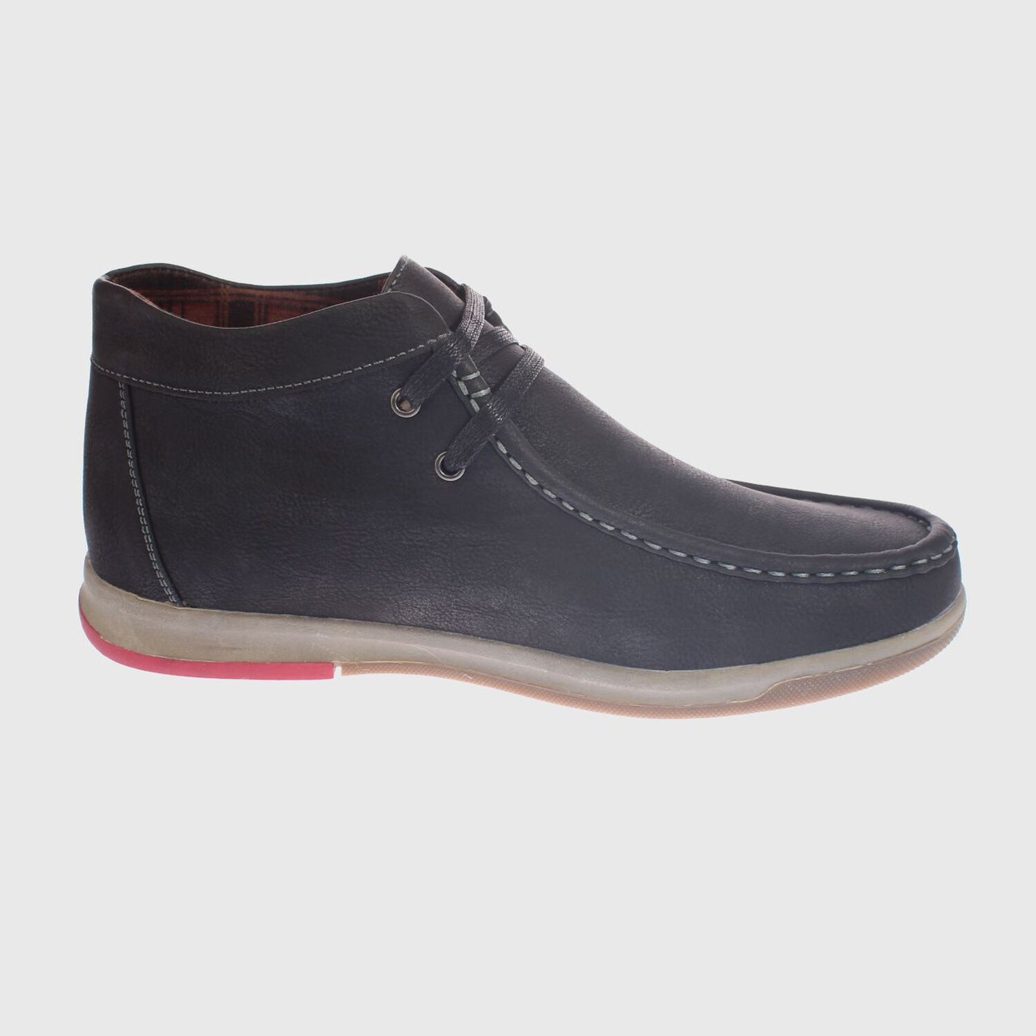 Zapato Ca&ntilde;a Negro Modelo Italiano Art. 8ask55550black image number 2.0