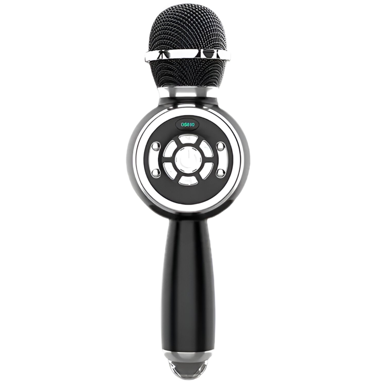 Micr&oacute;fono Parlante Karaoke Bt Tws Con Luces Recargable Black image number 2.0