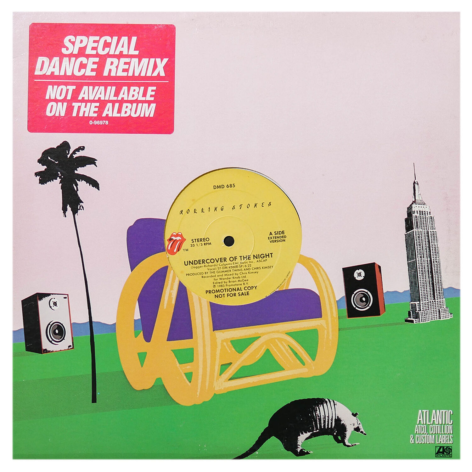 Rolling Stones - Undercover Of The Night | 12" Maxi Single Usado image number 0.0