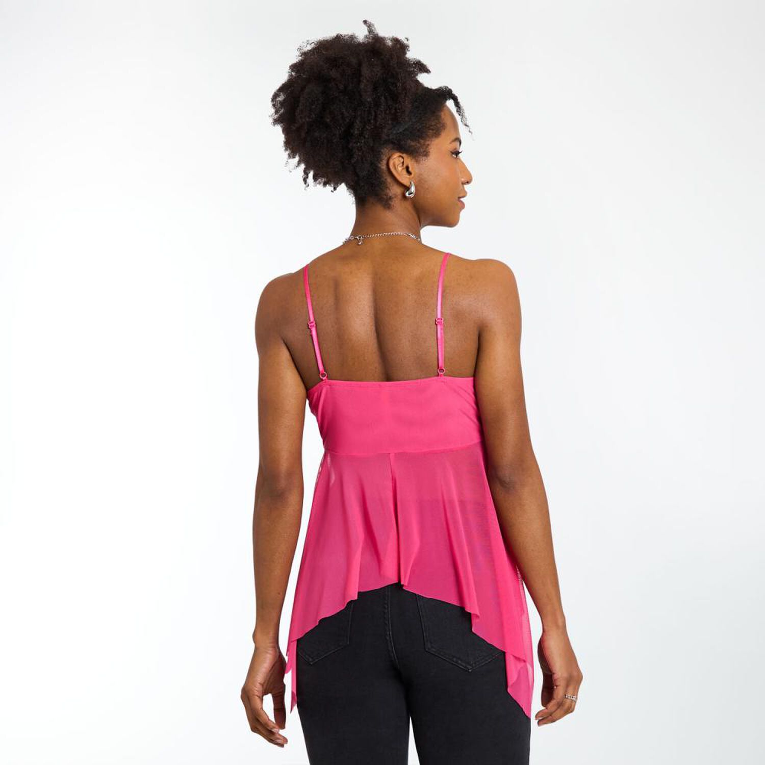 Blusa Pavilo Asimetrico Sin Mangas Cuello V Mujer Rolly Go image number 3.0