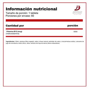 Vitamina B-12 5000 Mcg