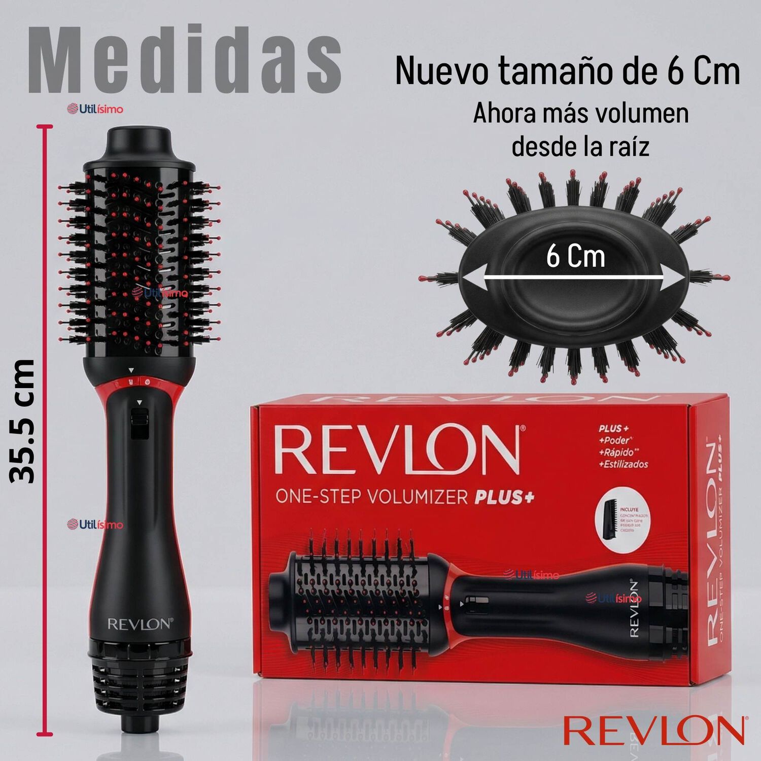 One Step Secador Alisador Voluminizador Revlon 1200w Plus + image number 2.0
