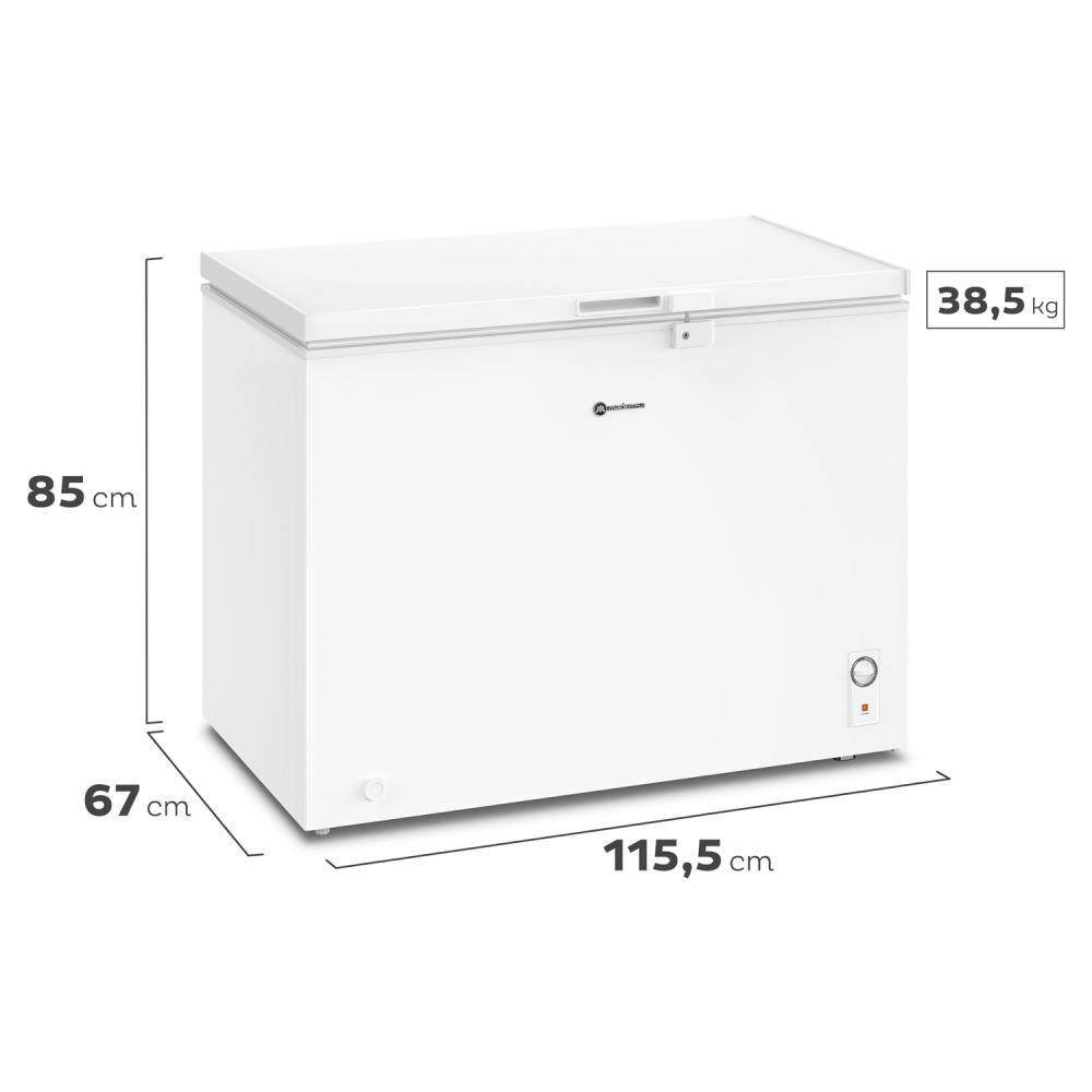 Freezer Horizontal Mademsa M300D / Frío Directo / 290 Litros / A+ image number 5.0