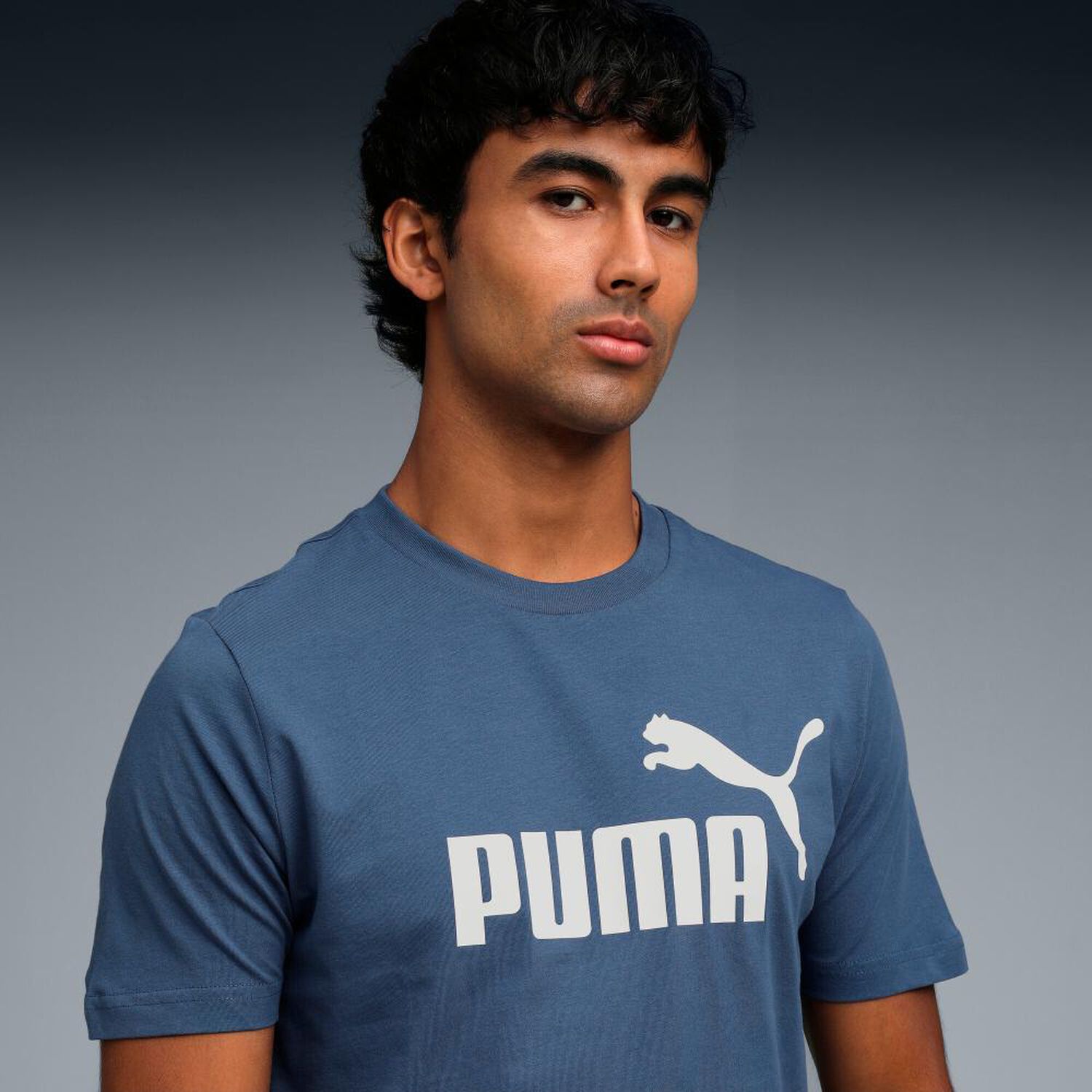 Polera Deportiva Hombre Puma Ess No. 1 Logo Tee (s) image number 3.0