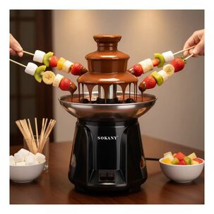Fuente De Chocolate Electrica Sokany 3 Niveles 60w