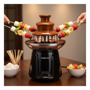 Fuente De Chocolate Electrica Sokany 3 Niveles 60w