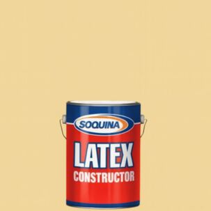 Pintura Latex Constructor Soquina Antihongos Galón Crema Pintura