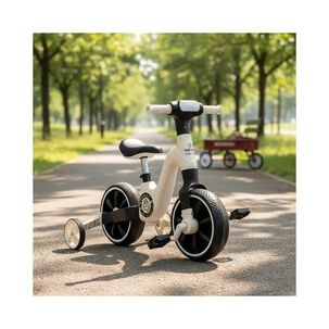 Triciclo Bicicleta Aprendizaje Pedales 2 En 1 Xt05 Blanco