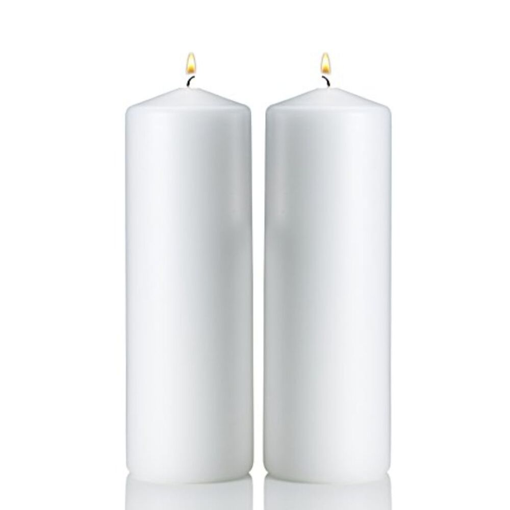 Pack De 2 Velas 15 X5 Cm Blancas image number 1.0