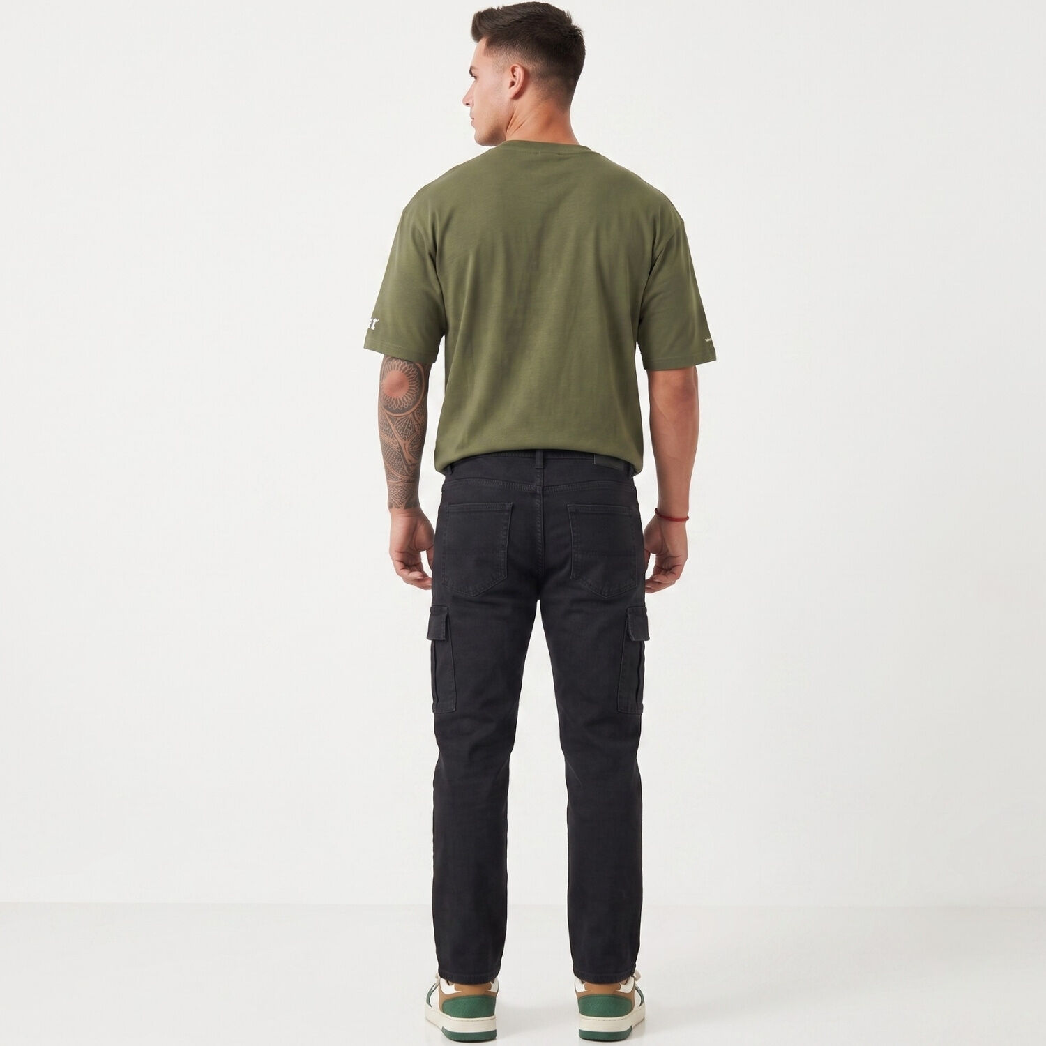 Pantalon Jeans Cargo Hombre Mosaico image number 2.0