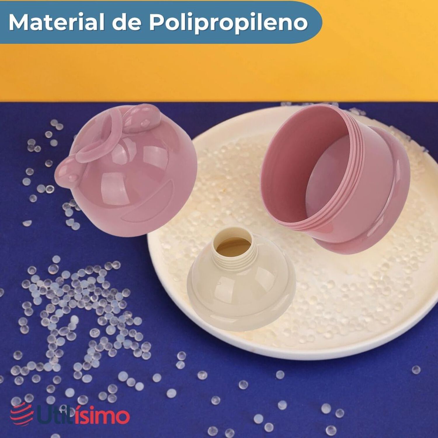 Dispensador De Alimentos Port&aacute;til Multicapa Libre De Bpa Beb&eacute;s Ni&ntilde;a image number 6.0