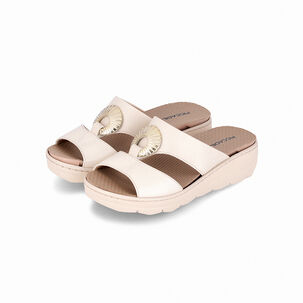Sandalia Mujer Anabela Spa Blanco Piccadilly