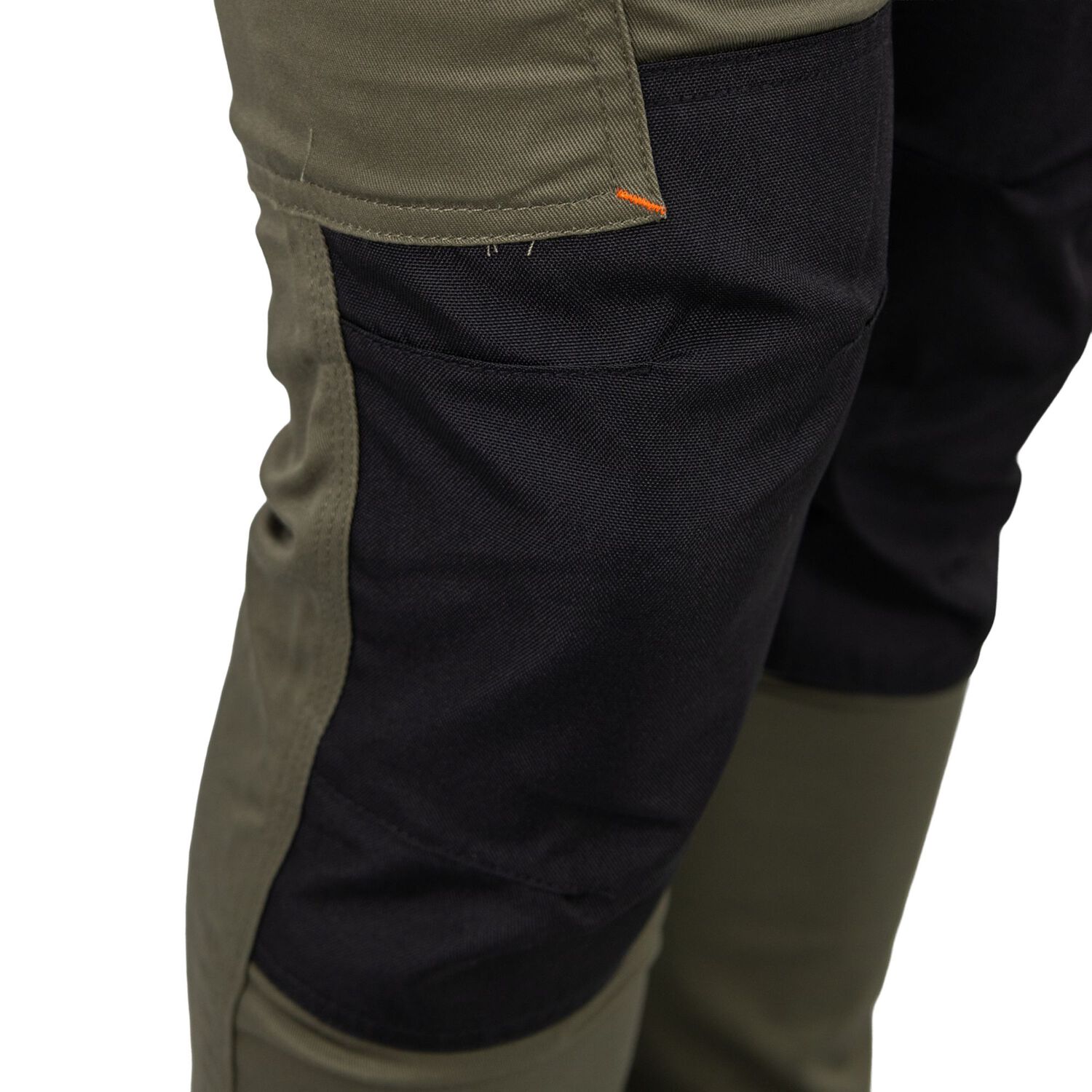 Pantal&oacute;n Cargo Hw Dakota Spandex Verde Oliva image number 7.0