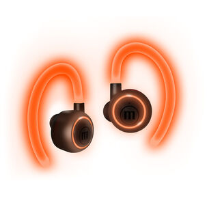 Aud&iacute;fonos Deportivos Inal&aacute;mbricos Maxell Bluetooth Tws Halo Con Iluminaci&oacute;n