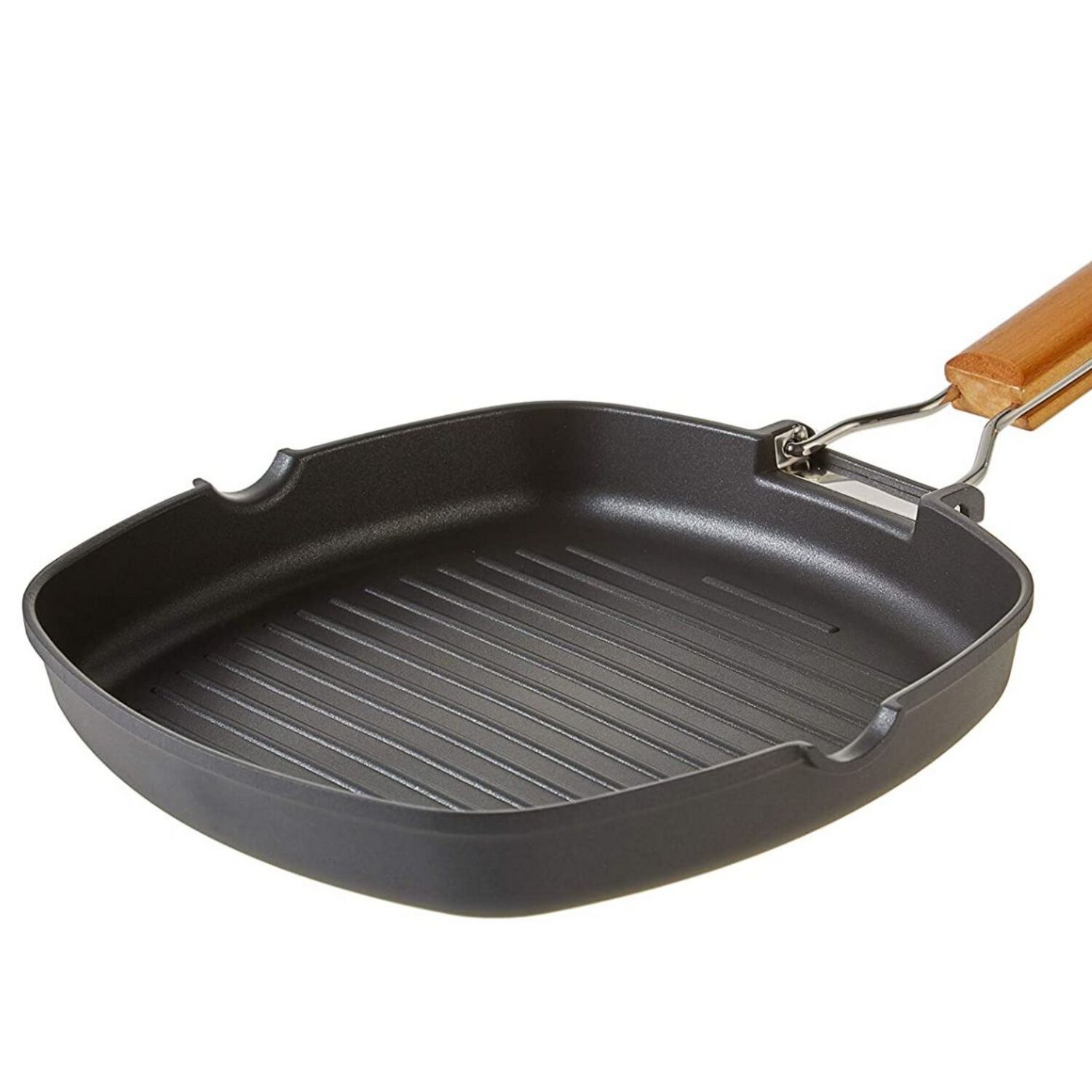 Sart&eacute;n Parrilla Cocina Grill Cuadrado Antiadherente 28 Cm image number 4.0