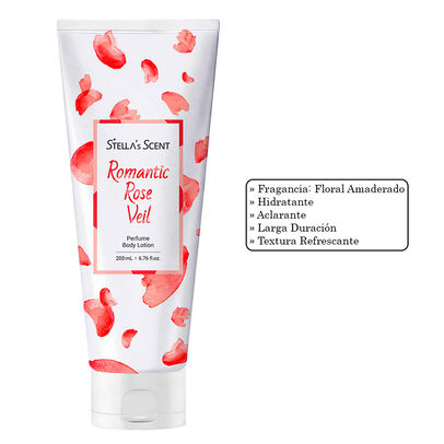 Loci&oacute;n Corporal Romantic Rose Veil 200ml Stellas Scent