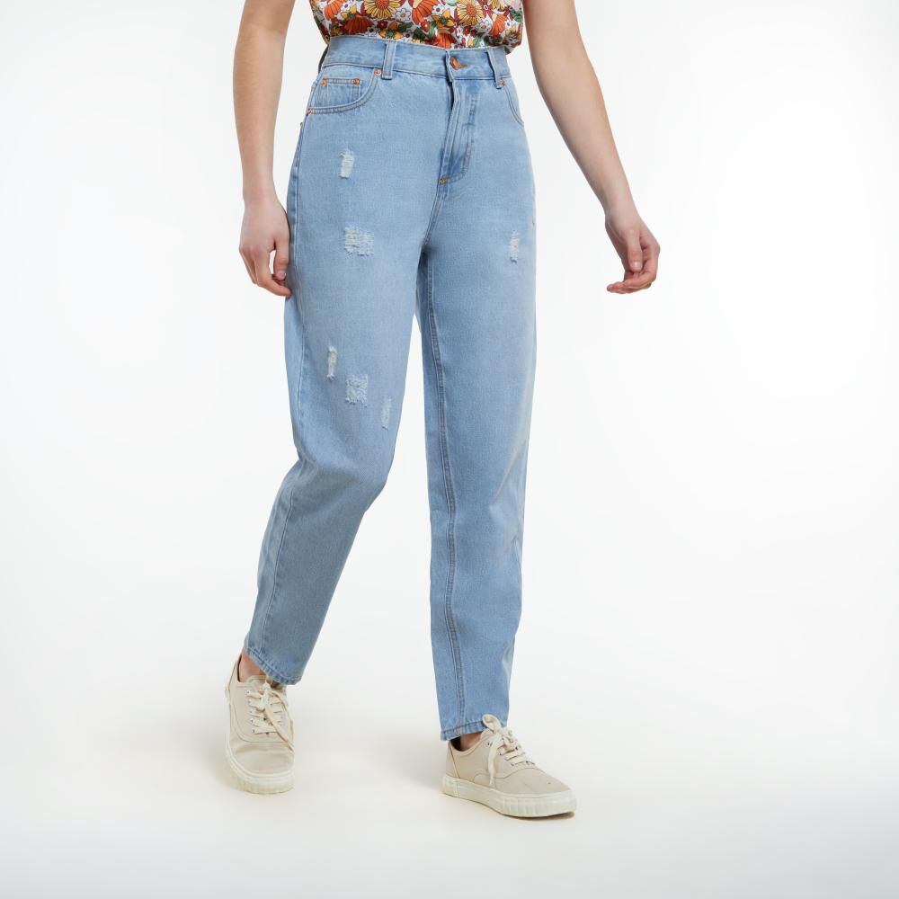 Jeans Tiro Alto Slouchy Mujer Freedom image number 2.0