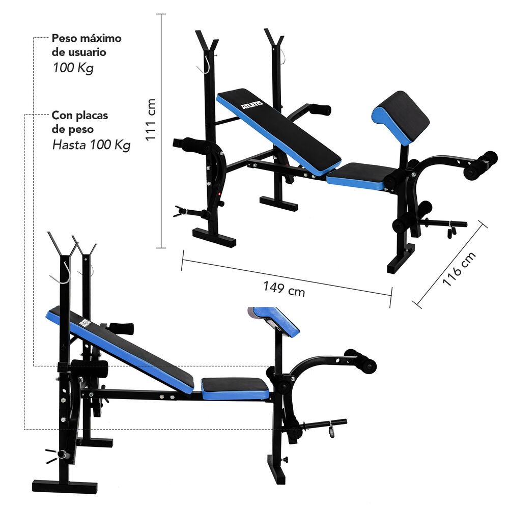 Press Banca Multifunci&oacute;n F4000 Azul image number 7.0