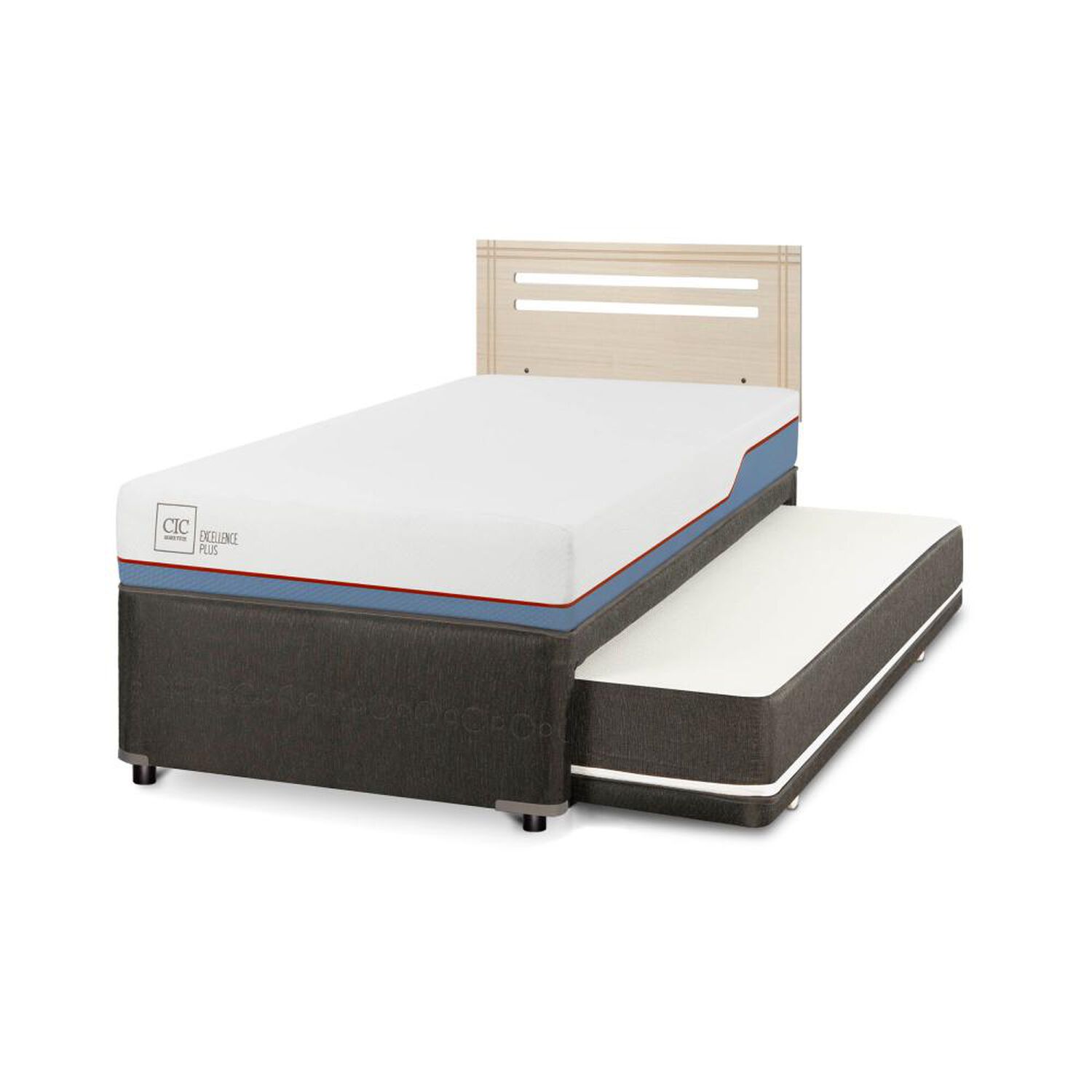 Cama Nido Cic Cama Nido / 1.5 Plazas / Base Funcional + Respaldo image number 1.0