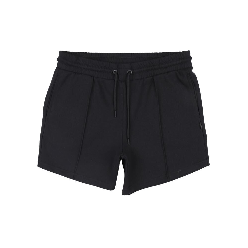 Short Deportivo Liso Tiro Medio Regular Mujer Wetland image number 0.0