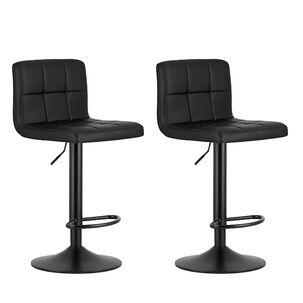 Pack 2 Silla De Bar Con Base Mate Y Altura Regulable Dise&ntilde;o Moderno