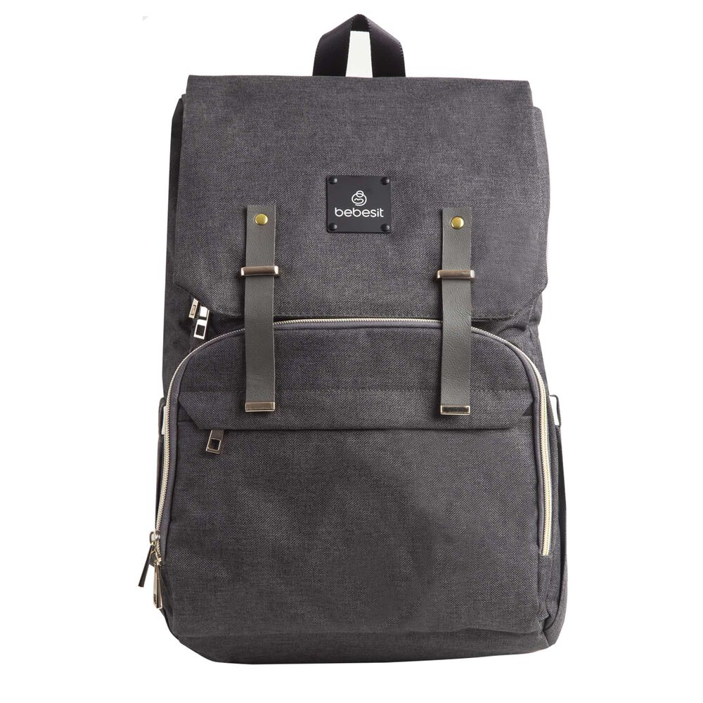 Mochila Maternal Mudador Bebesit Melange - Negro image number 1.0