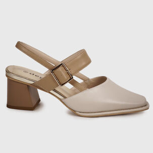 Zapato Cuero Finnye Beige