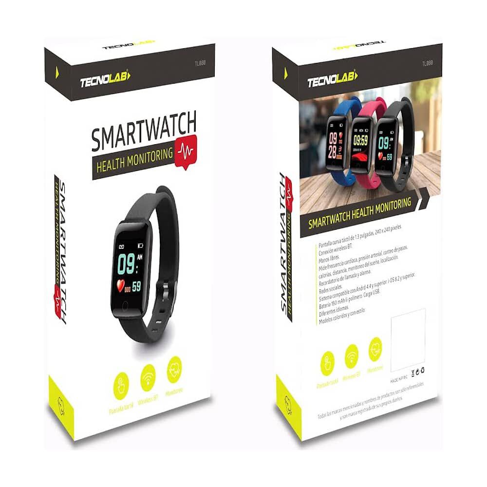 Smartwatch Touch Deportivo Multi Funciones Deportivas Rojo image number 10.0