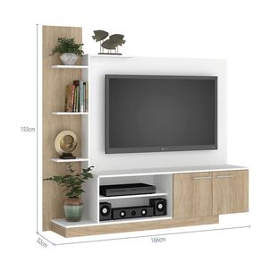 Rack Vekkahome Home Tv Reina Light / 2 Puertas