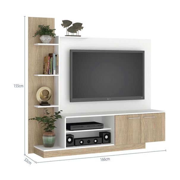 Rack Vekkahome Home Tv Reina Light / 2 Puertas