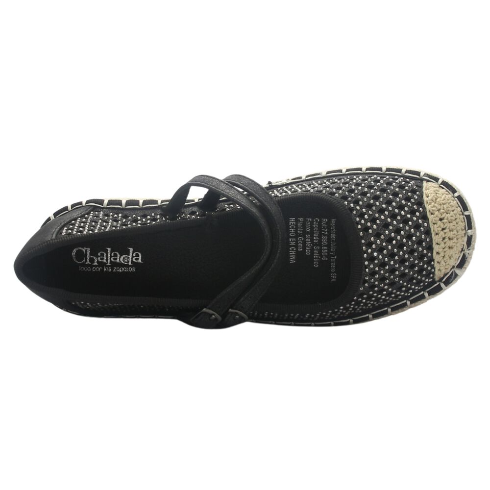 Alpargata Negro Mujer Casual Chalada Tap-50 image number 4.0